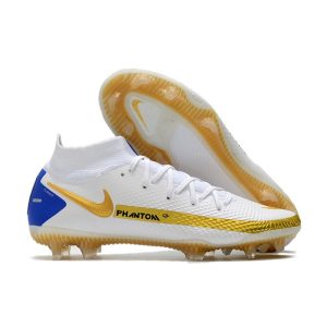 Nike Phantom GT Elite DF FG Bílý Zlato Modrý